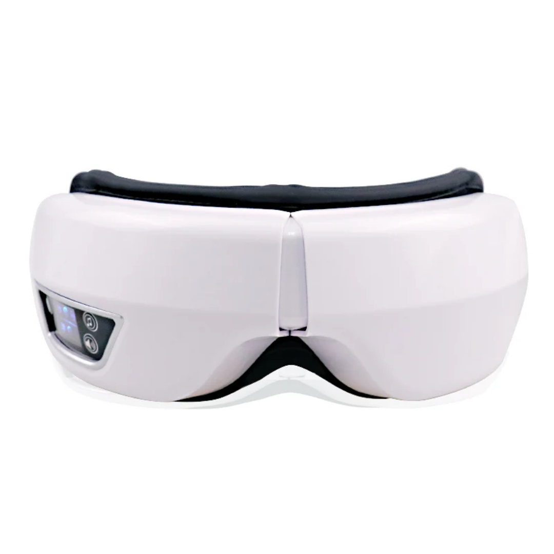 Offrez à vos yeux une relaxation ultime avec notre masseur oculaire de pointe. Quatre modes intelligents combinent vibration, pression et chaleur apaisante. Technologie immersive avec musique Bluetooth pour une détente profonde et une expérience sensoriel