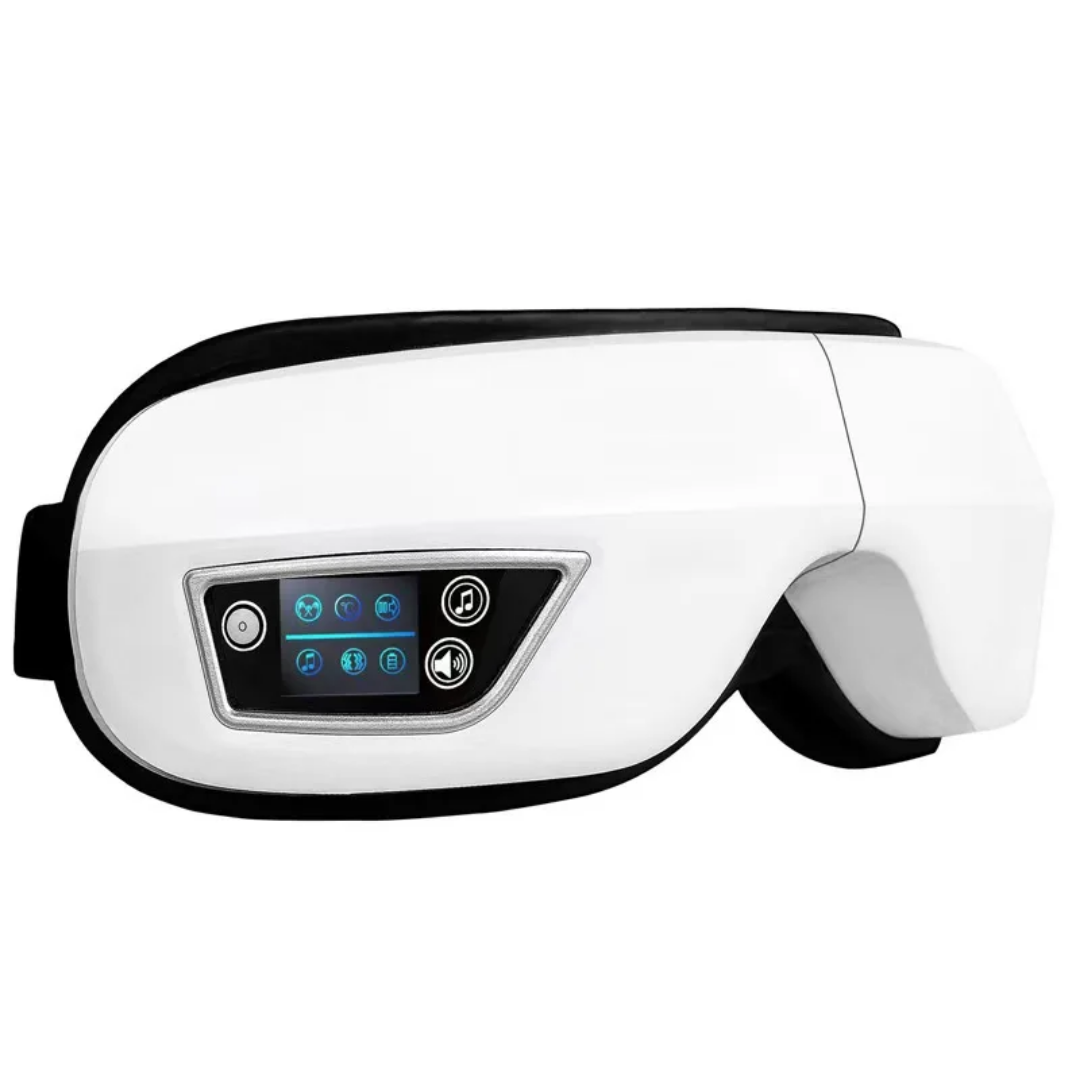 Offrez à vos yeux une relaxation ultime avec notre masseur oculaire de pointe. Quatre modes intelligents combinent vibration, pression et chaleur apaisante. Technologie immersive avec musique Bluetooth pour une détente profonde et une expérience sensoriel