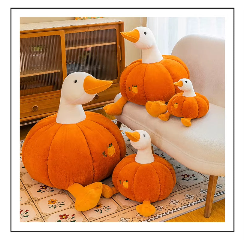 Cute Pumkin Goose Cushions Office Pillows Sofa Cushion Kids Plush Duck Toys Soft Stuffed Dolls Car Seat Chair Coussin Home Decor