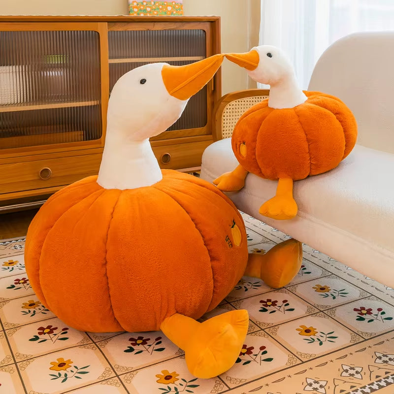 Cute Pumkin Goose Cushions Office Pillows Sofa Cushion Kids Plush Duck Toys Soft Stuffed Dolls Car Seat Chair Coussin Home Decor