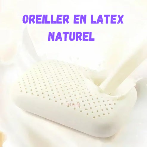 Oreiller Latex Bread :
Oreiller en latex naturel (83%-89%) avec housse en velours et doublure en jersey. Parfait pour le soutien lombaire, la sieste au bureau, le coussin de voiture et à emporter en voyage. Housse amovible et lavable. Entretien facile.