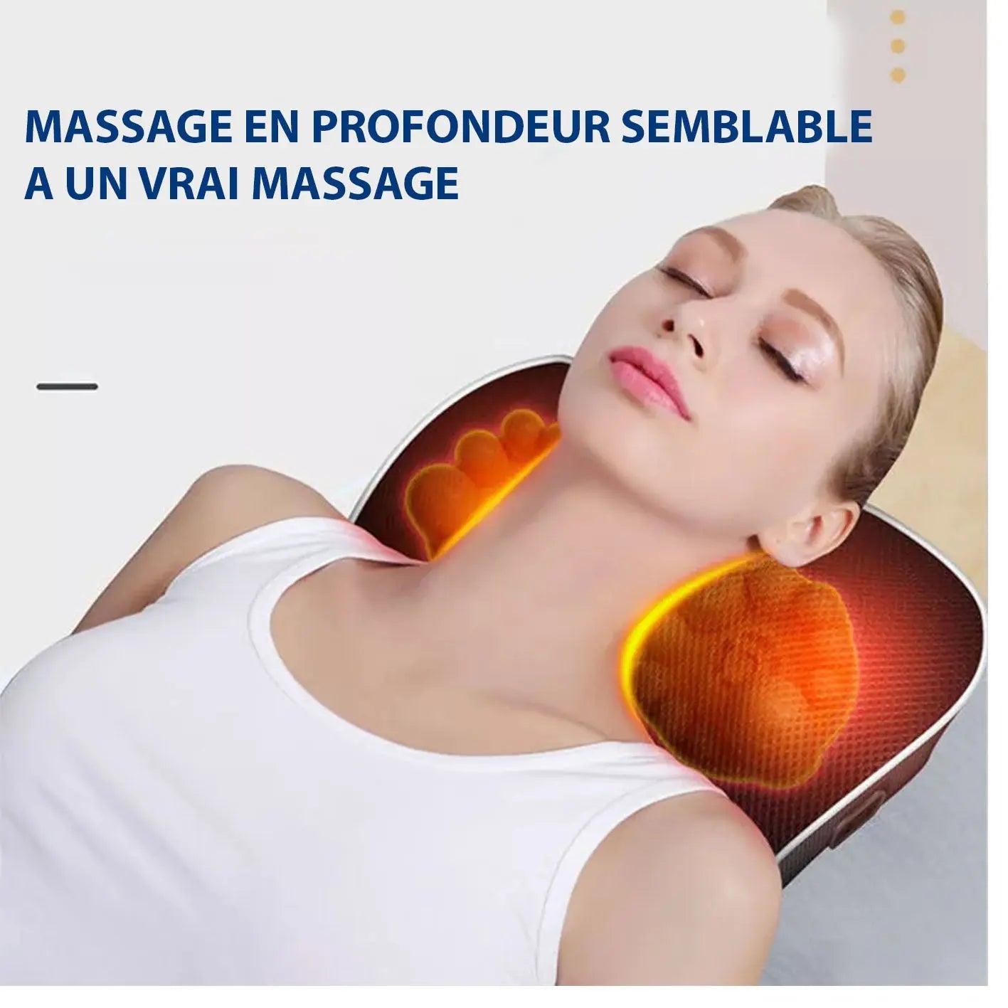 Masseur Électrique Shiatsu Multifonction
Pour les cervicales, le corps, les lombaires et les jambes ! Le complet : Idéal pour une utilisation en voiture ! ÉZANCE