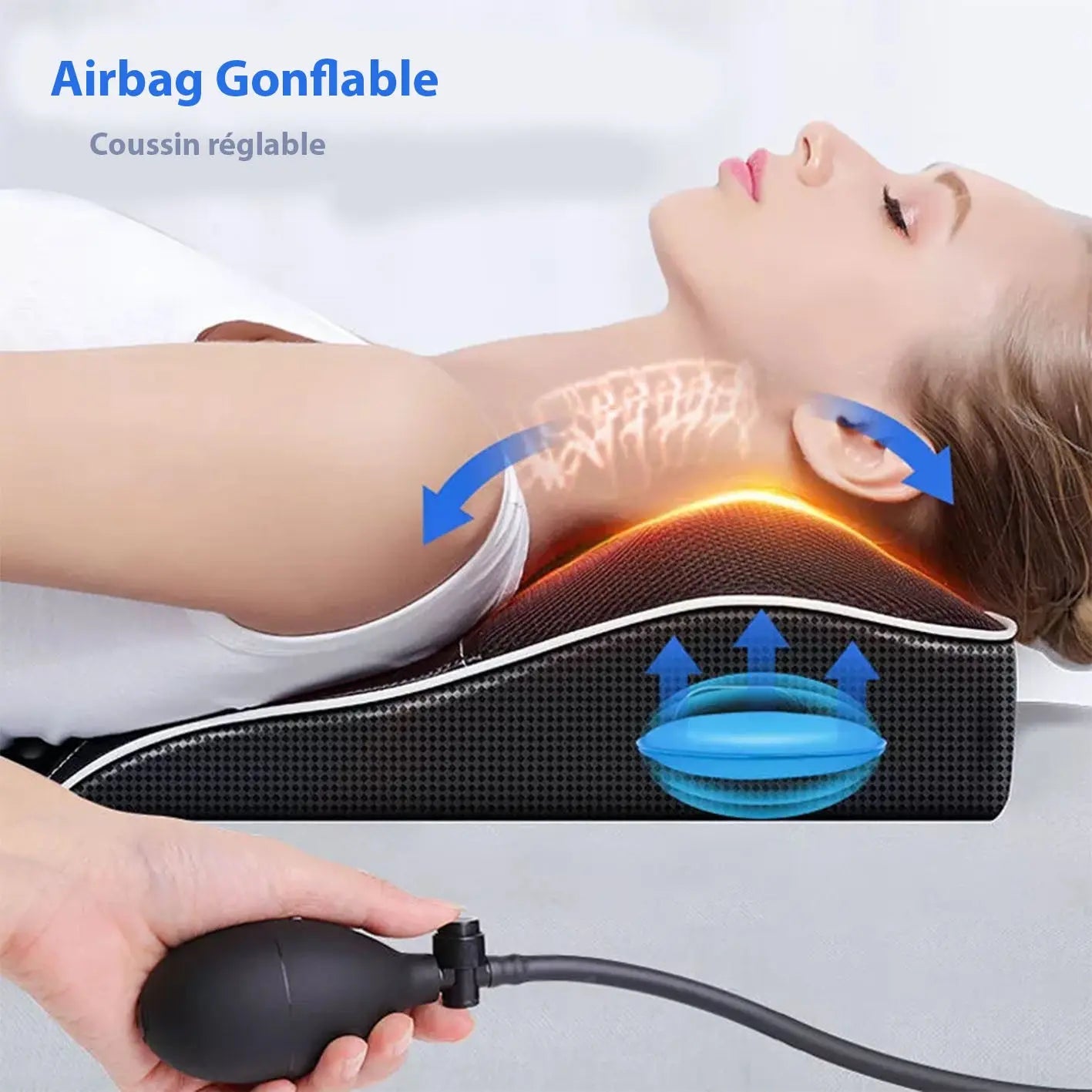Masseur Électrique Shiatsu Multifonction
Pour les cervicales, le corps, les lombaires et les jambes ! Le complet : Idéal pour une utilisation en voiture ! ÉZANCE