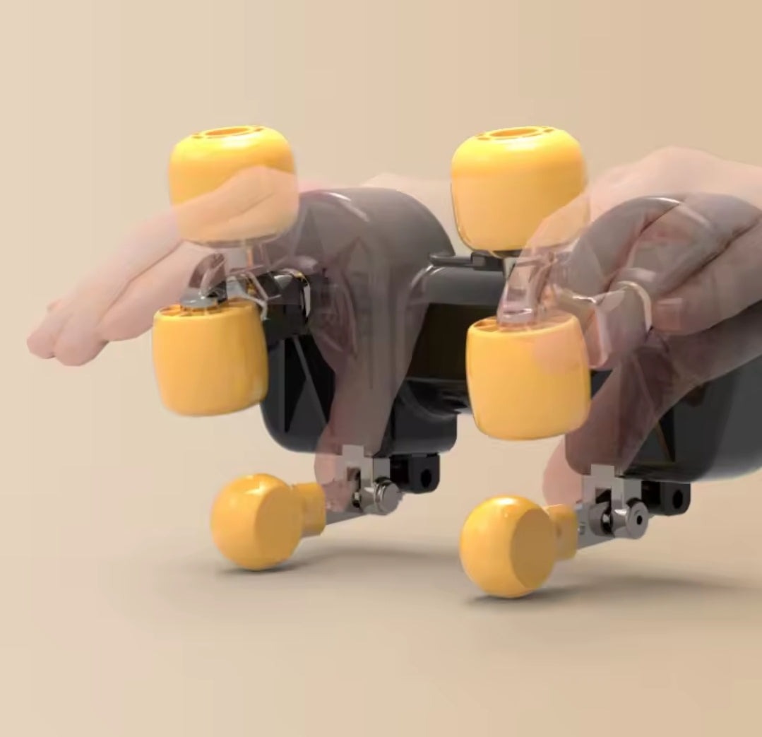 Offrez vous un massage cervicale de pétrissage réaliste, comme si de petites mains massaient vos muscles. Son design ergonomique cible parfaitement les zones tendues pour un soulagement immédiat. Un confort unique, où la technologie rencontre l'efficacité