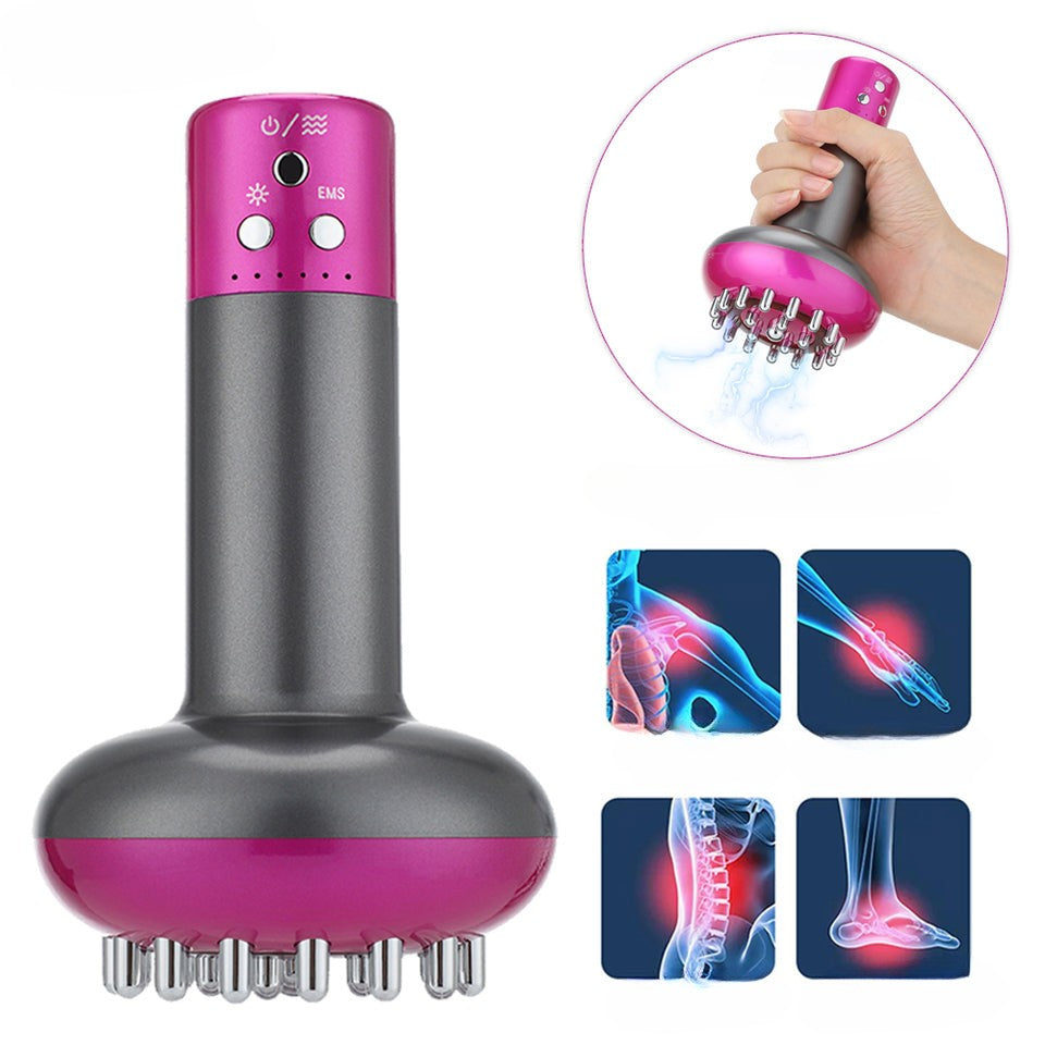 La Smart Meridian Brush, un masseur électrique révolutionnaire combinant GUA-SHA vibrant, micro-courants, compresse chaude et moxibustion thermique. elle stimule les endorphines, favorise le drainage lymphatique, brûle les graisses et Détend les muscles!