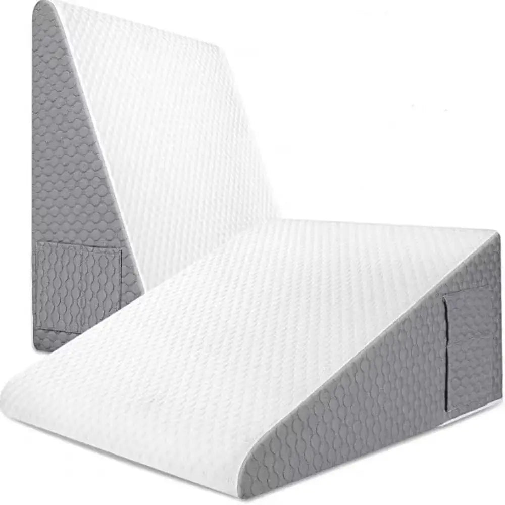 Wedge-Shaped Pillow for Post-Operative Sleep, Acid Reflux, Snoring Relief, Bedside Dorm Office, Triangular Elevated Pillow