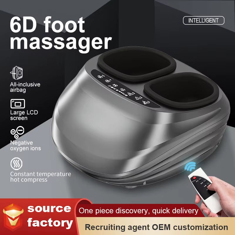 Luxury Version of Rolling Foot Massage Machine Shiatsu Massage Vibrating Air Pressure Foot Leg Massage Machine