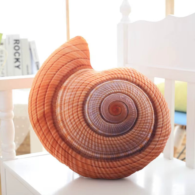 Sea Shell Starfish Conch Soft Stuffed Cushions Sleep Pillows Home Decor Sofa Bed Cushion Seashell Kids Plush Toys Gift Coussin