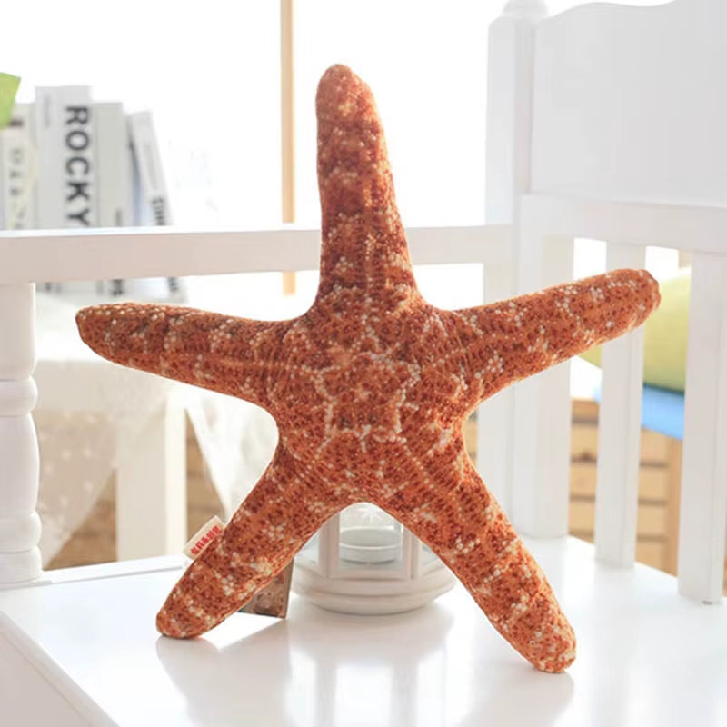 Sea Shell Starfish Conch Soft Stuffed Cushions Sleep Pillows Home Decor Sofa Bed Cushion Seashell Kids Plush Toys Gift Coussin