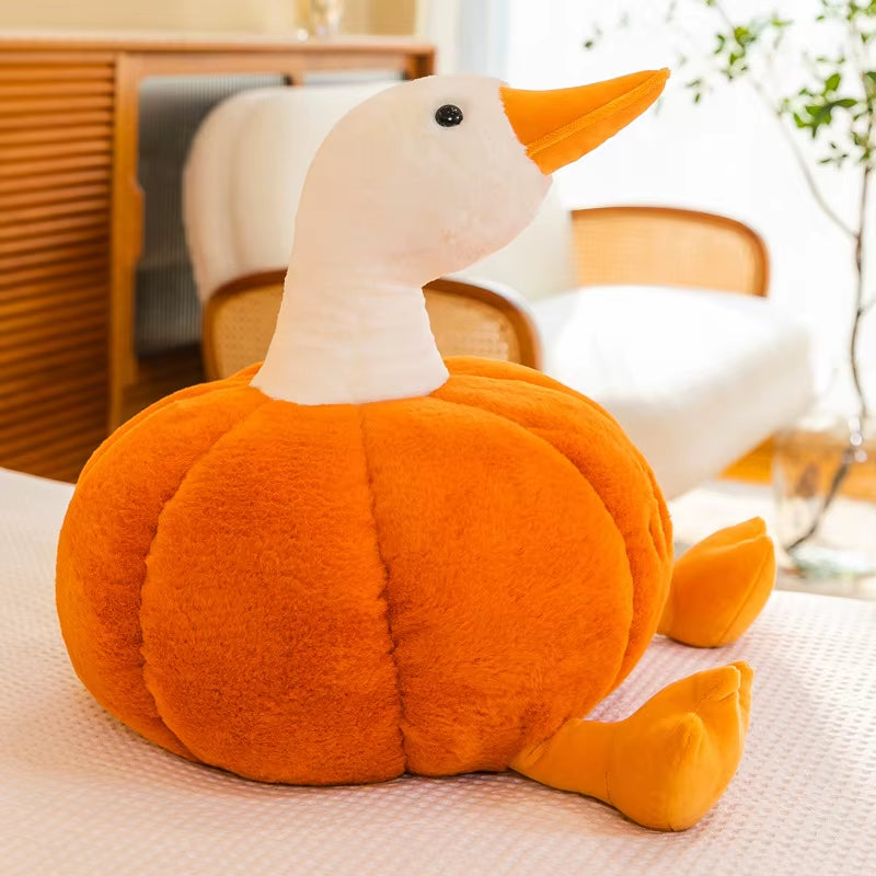 Cute Pumkin Goose Cushions Office Pillows Sofa Cushion Kids Plush Duck Toys Soft Stuffed Dolls Car Seat Chair Coussin Home Decor