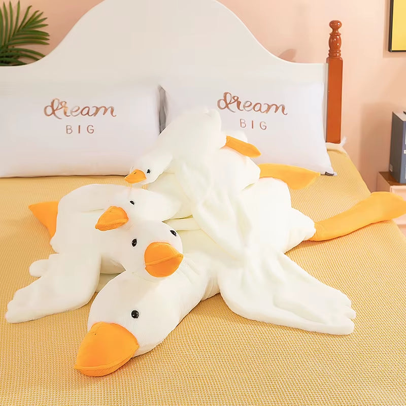 Big White Goose Hug Sleeping Pillow Plush Toy Duck Big Goose Doll Bed Pillow