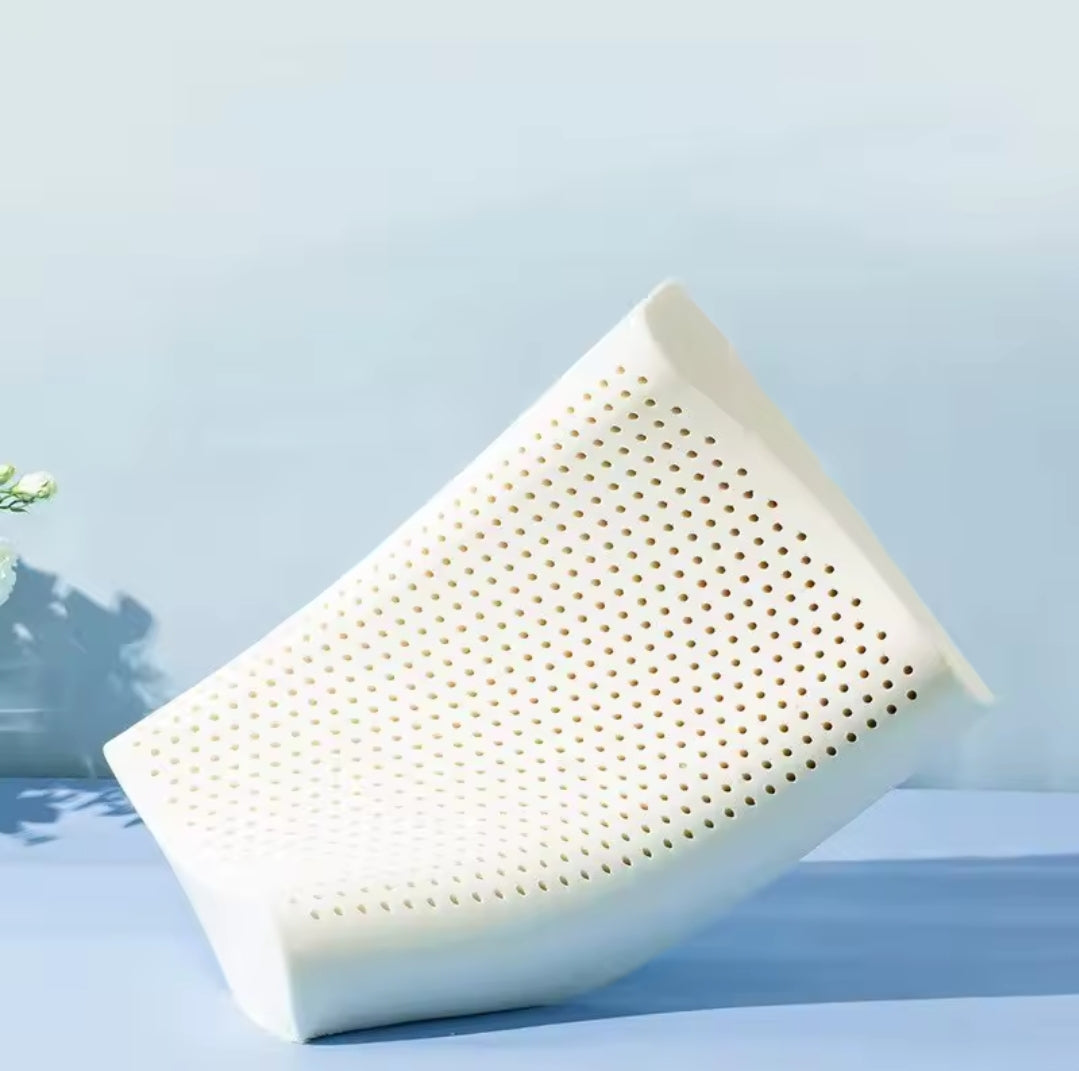 Cet oreiller orthopédique en latex naturel offre un soutien optimal pour la nuque et la colonne vertébrale. Alliant confort et fermeté, il favorise un sommeil réparateur. Écologique et durable, il conserve sa forme et sa résilience pendant des années.