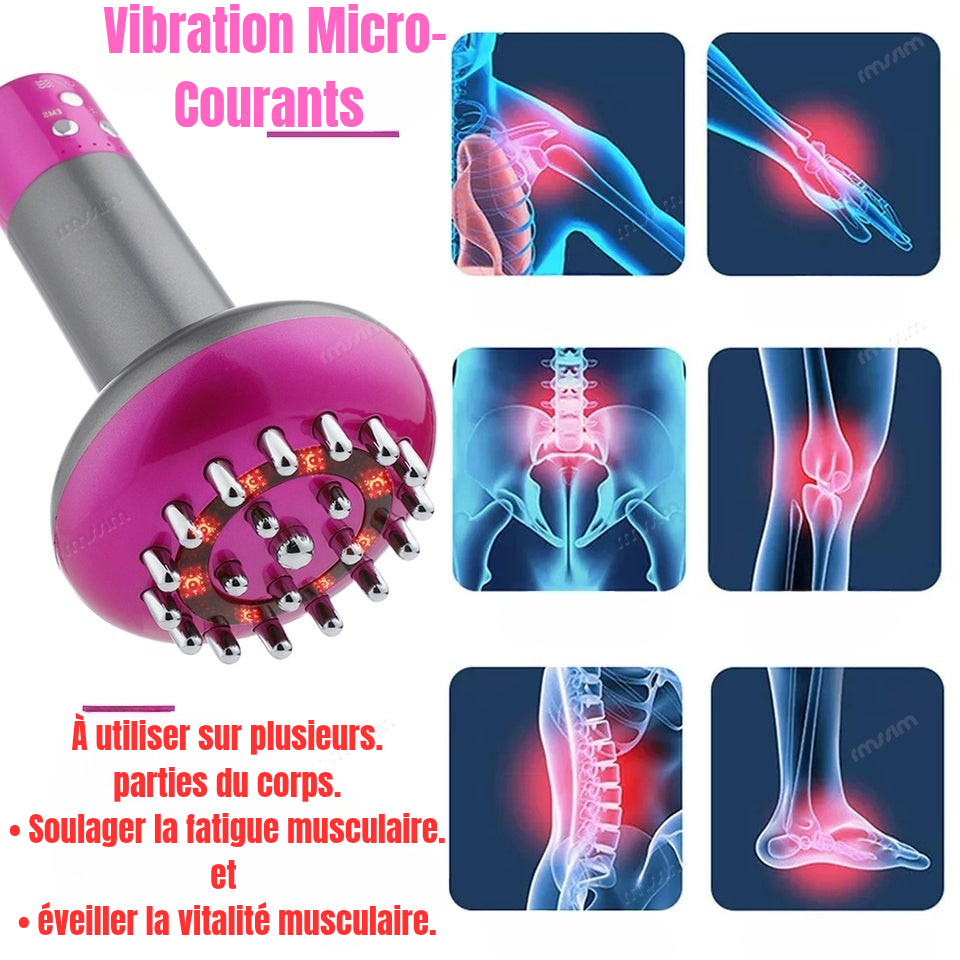 La Smart Meridian Brush, un masseur électrique révolutionnaire combinant GUA-SHA vibrant, micro-courants, compresse chaude et moxibustion thermique. elle stimule les endorphines, favorise le drainage lymphatique, brûle les graisses et Détend les muscles!