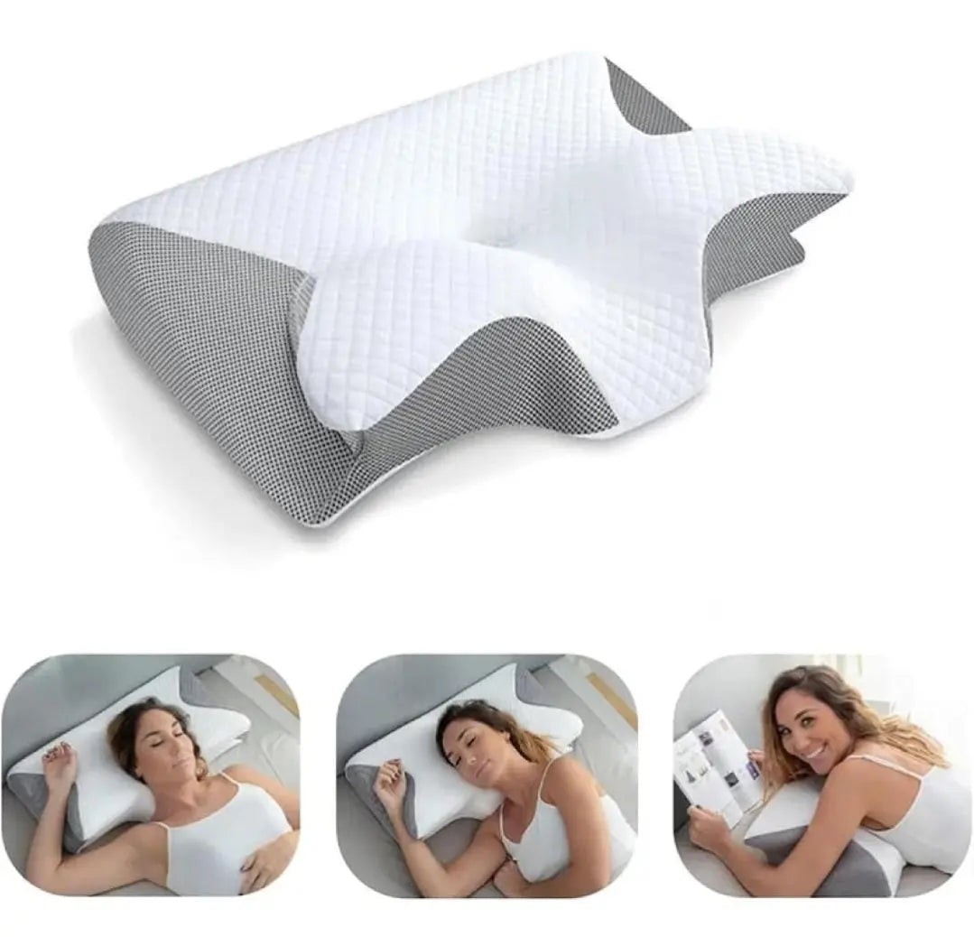 A : PRODUIT STAR :                          ▪︎ L’Oreiller Papillon, 2 en 1 Orthopédique et Ergonomique, un maintien parfait des cervicales pour un sommeil léger ! Inspiré par la nature et conçu pour votre bien-être ! L’innovations pour votre confort ! ÉZANCE