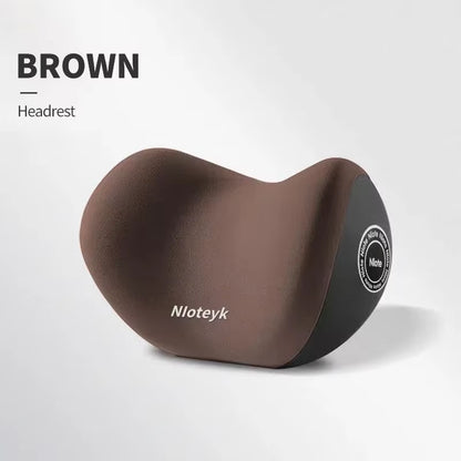 Car Memory Foam Neck Pillow Protection Lumbar Backrest Cushion Lumbar Cushion Car Headrest Cushion
