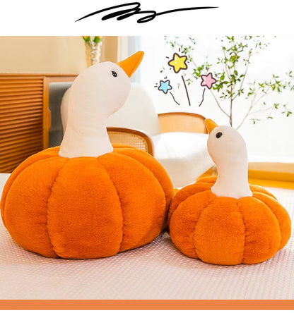 Cute Pumkin Goose Cushions Office Pillows Sofa Cushion Kids Plush Duck Toys Soft Stuffed Dolls Car Seat Chair Coussin Home Decor