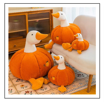 Cute Pumkin Goose Cushions Office Pillows Sofa Cushion Kids Plush Duck Toys Soft Stuffed Dolls Car Seat Chair Coussin Home Decor