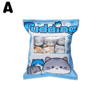 Ajoutez une touche de fun et de gourmandise avec ce coussin peluche en forme de sachet de snacks ! Créatif et tendance, il apporte une ambiance ludique à votre espace. Parfait pour la maison, le salon ou un cadeau original !