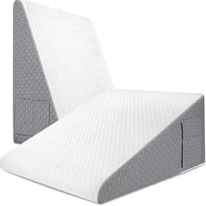 Wedge-Shaped Pillow for Post-Operative Sleep, Acid Reflux, Snoring Relief, Bedside Dorm Office, Triangular Elevated Pillow