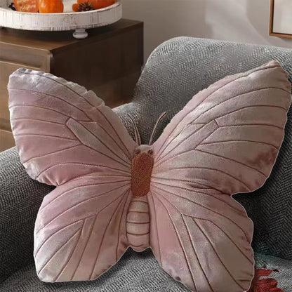 Soft Pink Butterfly Pillow Ins Bedhead Sofas Hug Pillow 30Cm Heart Butterfly Pillow Home Decor Cute Doll Toy for Girls Gifts