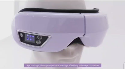 Offrez à vos yeux une relaxation ultime avec notre masseur oculaire de pointe. Quatre modes intelligents combinent vibration, pression et chaleur apaisante. Technologie immersive avec musique Bluetooth pour une détente profonde et une expérience sensoriel