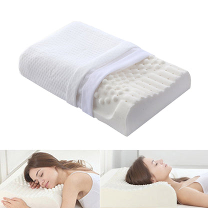 Cet oreiller orthopédique en latex naturel offre un soutien optimal pour la nuque et la colonne vertébrale. Alliant confort et fermeté, il favorise un sommeil réparateur. Écologique et durable, il conserve sa forme et sa résilience pendant des années.